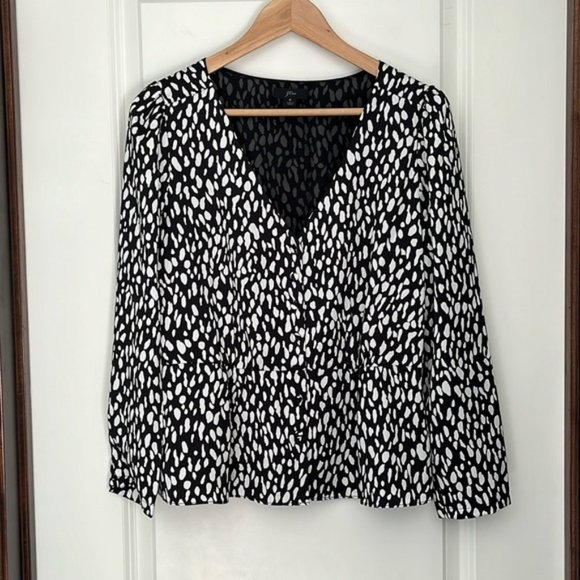 Haut Peplum J.Crew En Maille Marin - Taille 00P - Brodé Perles - Neuf Avec étiquettes